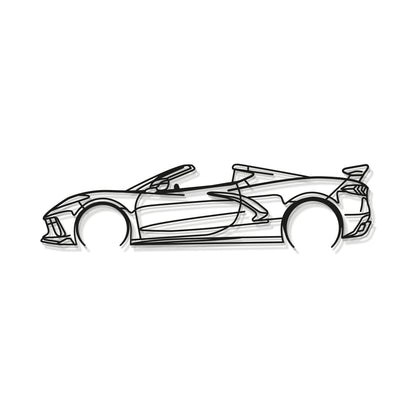 Corvette C8 Detailed Metal Car Wall Art - MT0922 - MT0922B49L-  DRIVEN - 11