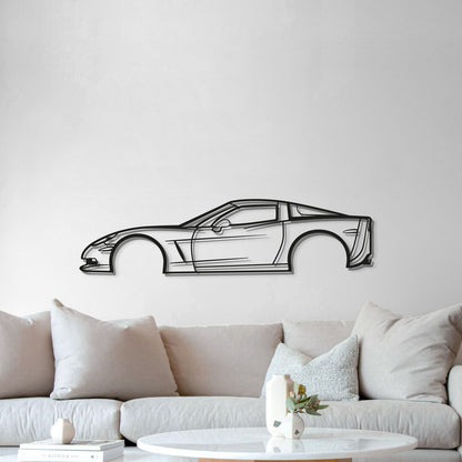 2007 Corvette Z06 Metal Car Wall Art - MT0342 - MT0342B49L-MT0342B69L-MT0342B80L-MT0342B99L-MT0342B120L-  DRIVEN - 5