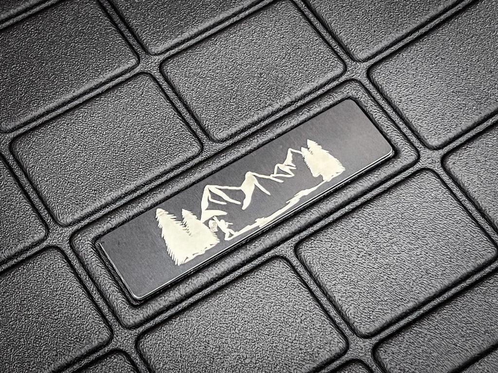 Custom Weathertech Floor Mat Logo (Etched Metal) - Universal - UNIVERSALWTETCH-BFITW-UNIVERSALWTETCH-GS-UNIVERSALWTETCH-BRIBB-UNIVERSALWTETCH-MAVTG-UNIVERSALWTETCH-CTI-  DRIVEN - 6