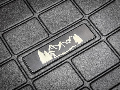 Custom Weathertech Floor Mat Logo (Etched Metal) - Universal - UNIVERSALWTETCH-BFITW-UNIVERSALWTETCH-GS-UNIVERSALWTETCH-BRIBB-UNIVERSALWTETCH-MAVTG-UNIVERSALWTETCH-CTI-  DRIVEN - 6