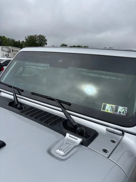 Freedom Series Sun Visor Overlays (Printed Series) - 2018+ Jeep Wrangler JL / Jeep Gladiator JT - JLVISORFULLFREE-RWBNHL-JLVISORFULLFREE-RWBHL-JLVISORFULLFREE-BWNHL-JLVISORFULLFREE-BWHL-JLVISORFULLFREE-TBLNHL-  DRIVEN - 5