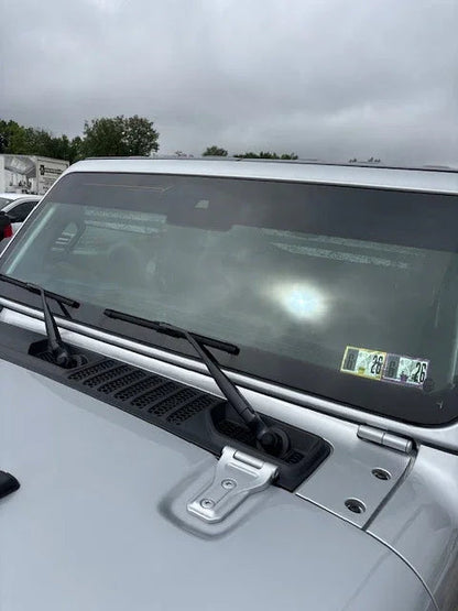 Freedom Series Sun Visor Overlays (Printed Series) - 2018+ Jeep Wrangler JL / Jeep Gladiator JT - JLVISORFULLFREE-RWBNHL-JLVISORFULLFREE-RWBHL-JLVISORFULLFREE-BWNHL-JLVISORFULLFREE-BWHL-JLVISORFULLFREE-TBLNHL-  DRIVEN - 5