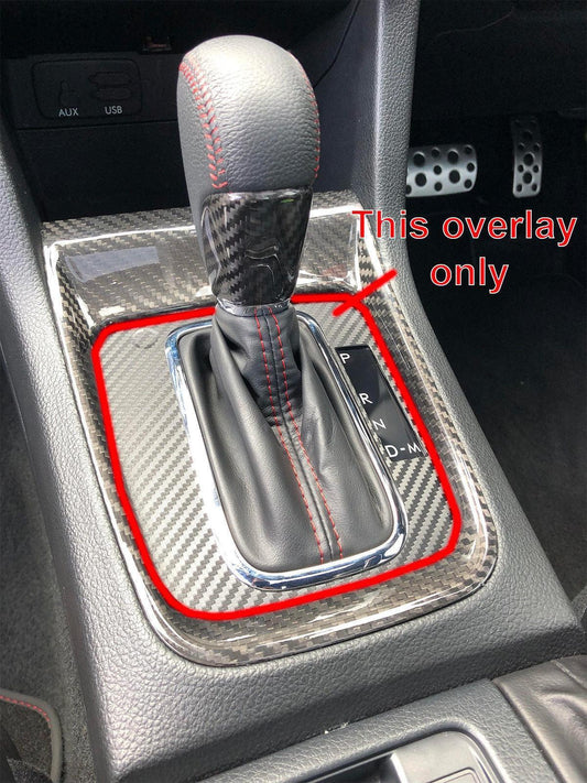 CVT Shifter Overlay (3D Carbon) - 2015-2021 Subaru WRX / 2014-2017 Forester / 2013-2017 Crosstrek XV - 15CVTLHD3D-15CVTLHD3D-2- DRIVEN - 2
