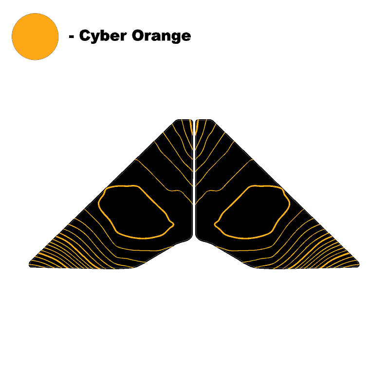Topo Front Window Triangle Overlay (Printed Series) - 2021+ Bronco 4 Door - 21BRNDFTRIPT-TPAMBL-21BRNDFTRIPT-TPA51L-21BRNDFTRIPT-TPAZL-21BRNDFTRIPT-TPCGL-21BRNDFTRIPT-TPCBNL-  DRIVEN - 13