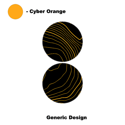 Topo Cup Holder Inserts (Printed Series + Acrylic) - 2021+ Bronco - 21BRNCPHLDRINS-TPAMBL-21BRNCPHLDRINS-TPA51L-21BRNCPHLDRINS-TPAZL-21BRNCPHLDRINS-TPCGL-21BRNCPHLDRINS-TPCBNL-  DRIVEN - 18