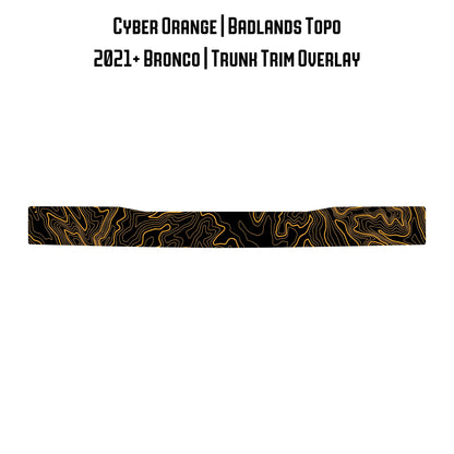 Topo Trunk Trim Overlay / Protector - 2021+ Bronco