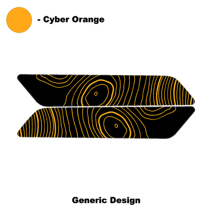 Topo Interior Front Door Grab Handle Overlay Kit (Printed + Laser Series) - 2021+ Bronco - 21BRNGRABFRDR-TPAMBL-21BRNGRABFRDR-TPA51L-21BRNGRABFRDR-TPAZL-21BRNGRABFRDR-TPCGL-21BRNGRABFRDR-TPCBNL-  DRIVEN - 18