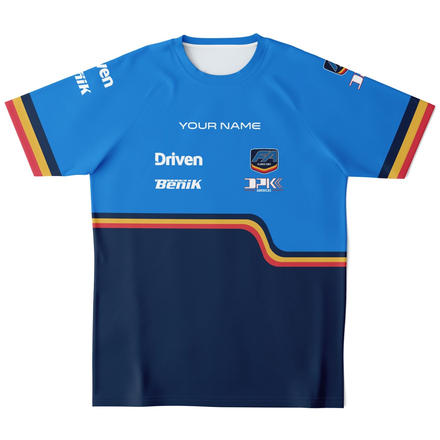 DPK Racing-Blue-Underwear Top-Short Sleeve