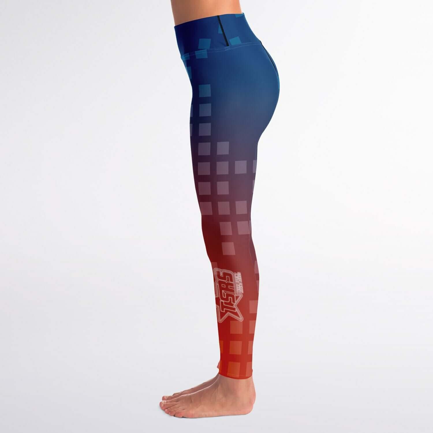 DRIVEN | TSRS '24 | Leggings (Yoga) - Adult - Red/Blue - | DRIVEN | - SBYLG-556908-XS-SBYLG-556908-S-SBYLG-556908-M-SBYLG-556908-L-SBYLG-556908-XL