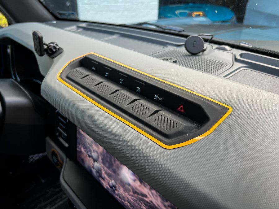 Dashboard Switch Outline (Standard Series) - 2021+ Bronco - 21BRONCODSSWT-BO-21BRONCODSSWT-BG-21BRONCODSSWT-RD-21BRONCODSSWT-WH-21BRONCODSSWT-BL-  DRIVEN - 1