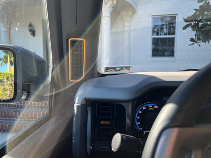 Defroster Vent Outline - 2021+ Bronco - 21BRONCODEFOL-BO-21BRONCODEFOL-BG-21BRONCODEFOL-RD-21BRONCODEFOL-WH-21BRONCODEFOL-BL-  DRIVEN - 4