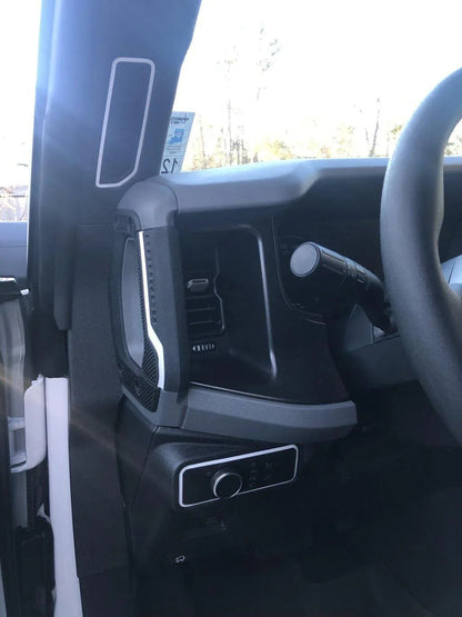 Defroster Vent Outline - 2021+ Bronco - 21BRONCODEFOL-BO-21BRONCODEFOL-BG-21BRONCODEFOL-RD-21BRONCODEFOL-WH-21BRONCODEFOL-BL-  DRIVEN - 8