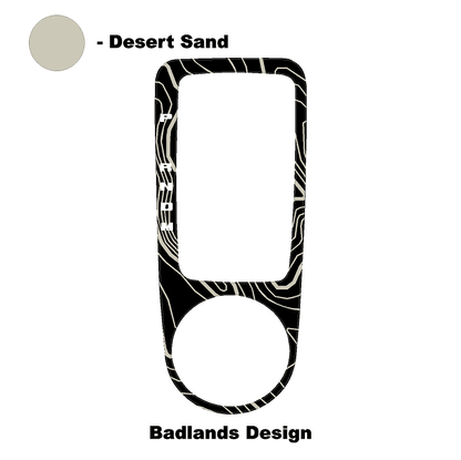 Topo Automatic Shifter Overlay (Printed Series) - 2021+ Bronco Automatic