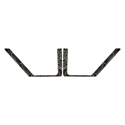 Topo Front Door Net Trim Overlay Kit (Printed Series) - 2021+ Bronco - 21BRNFTNET-TPAMBL-21BRNFTNET-TPA51L-21BRNFTNET-TPAZL-21BRNFTNET-TPCGL-21BRNFTNET-TPCBNL-  DRIVEN - 22