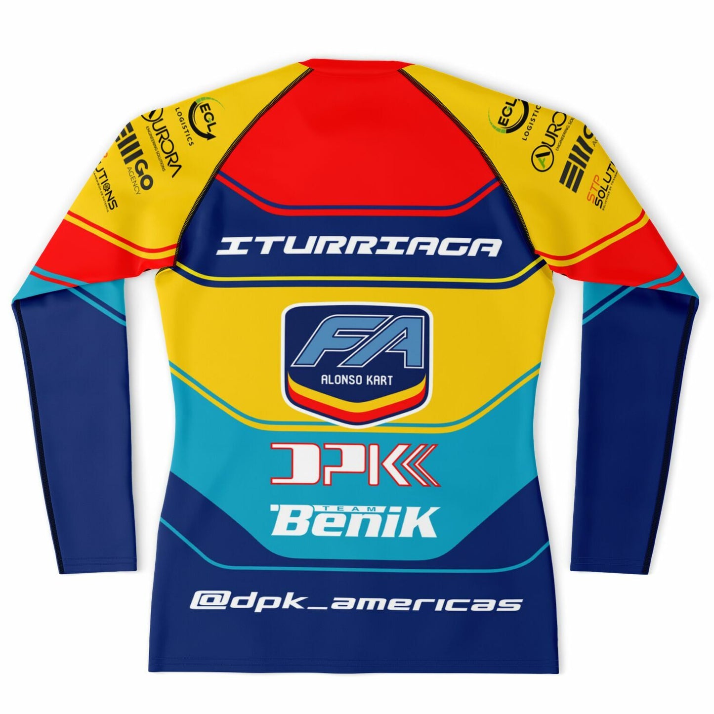 DPK Racing-Tricolor-Underwear TOP-Long Sleeve