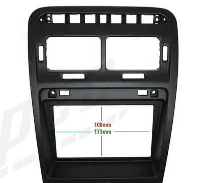 ZSPEC RHD Double-Din Radio Bezel w/Brackets for '90-99 Nissan Z32 300zx - ZSD-006005-  DRIVEN - 3