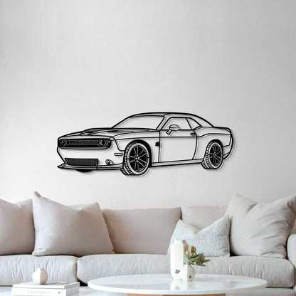 2019 Challenger SRT Perspective Metal Car Wall Art - MT1261 - MT1261B69L-MT1261B80L-MT1261B99L-MT1261B115L-MT1261B140L-  DRIVEN - 5