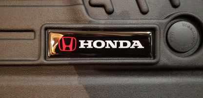 Honda Domed Emblem Inserts for All-Weather Floor Mats (Single) - Civic, Accord, CR-V - WTHONDA-  DRIVEN - 1
