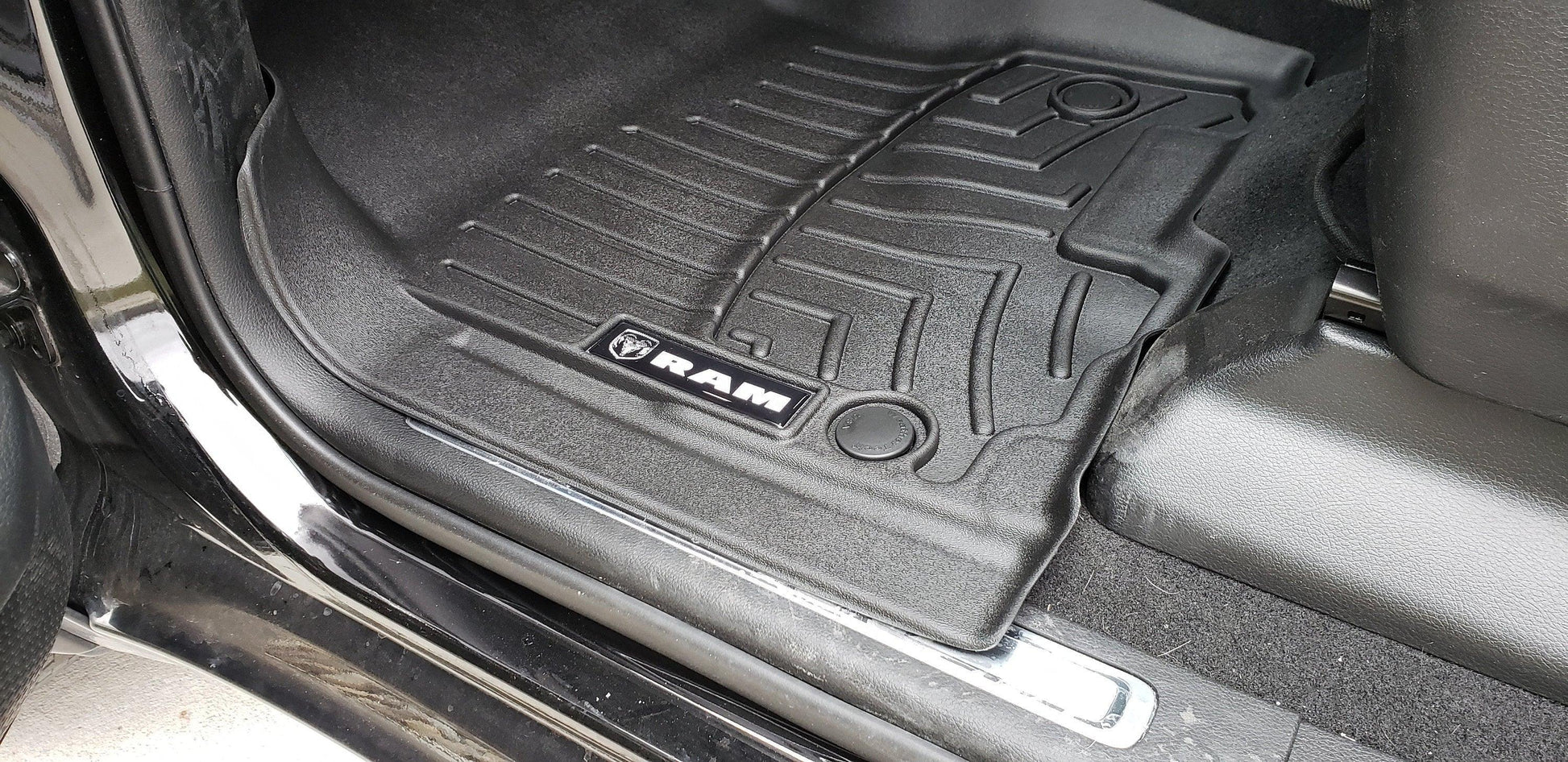 Acrylic RAM Emblem Inserts for Weathertech Floor Mats (Single) - WTINSERTRAM-  DRIVEN - 3