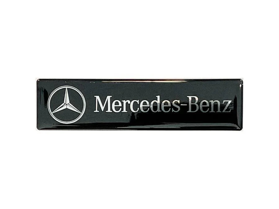 Mercedes-Benz Domed V2 Emblem Inserts for All-Weather Floor Mats (Single) - WTLOGOMERCV2-  DRIVEN - 2