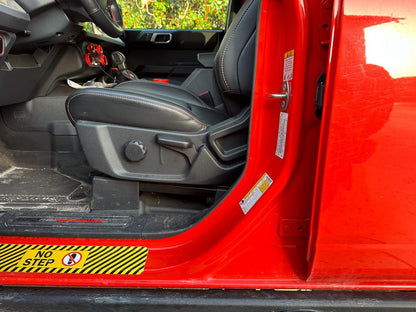 Door Jamb Sticker Cover Up Kit (Printed Series) - 2021-2023 Bronco - 21BRONCVRPT-AMB-21BRONCVRPT-A51-21BRONCVRPT-AZS-21BRONCVRPT-CG-21BRONCVRPT-CBN-  DRIVEN - 3