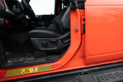 Door Jamb Sticker Cover Up Kit (Printed Series) - 2021-2023 Bronco - 21BRONCVRPT-AMB-21BRONCVRPT-A51-21BRONCVRPT-AZS-21BRONCVRPT-CG-21BRONCVRPT-CBN-  DRIVEN - 4