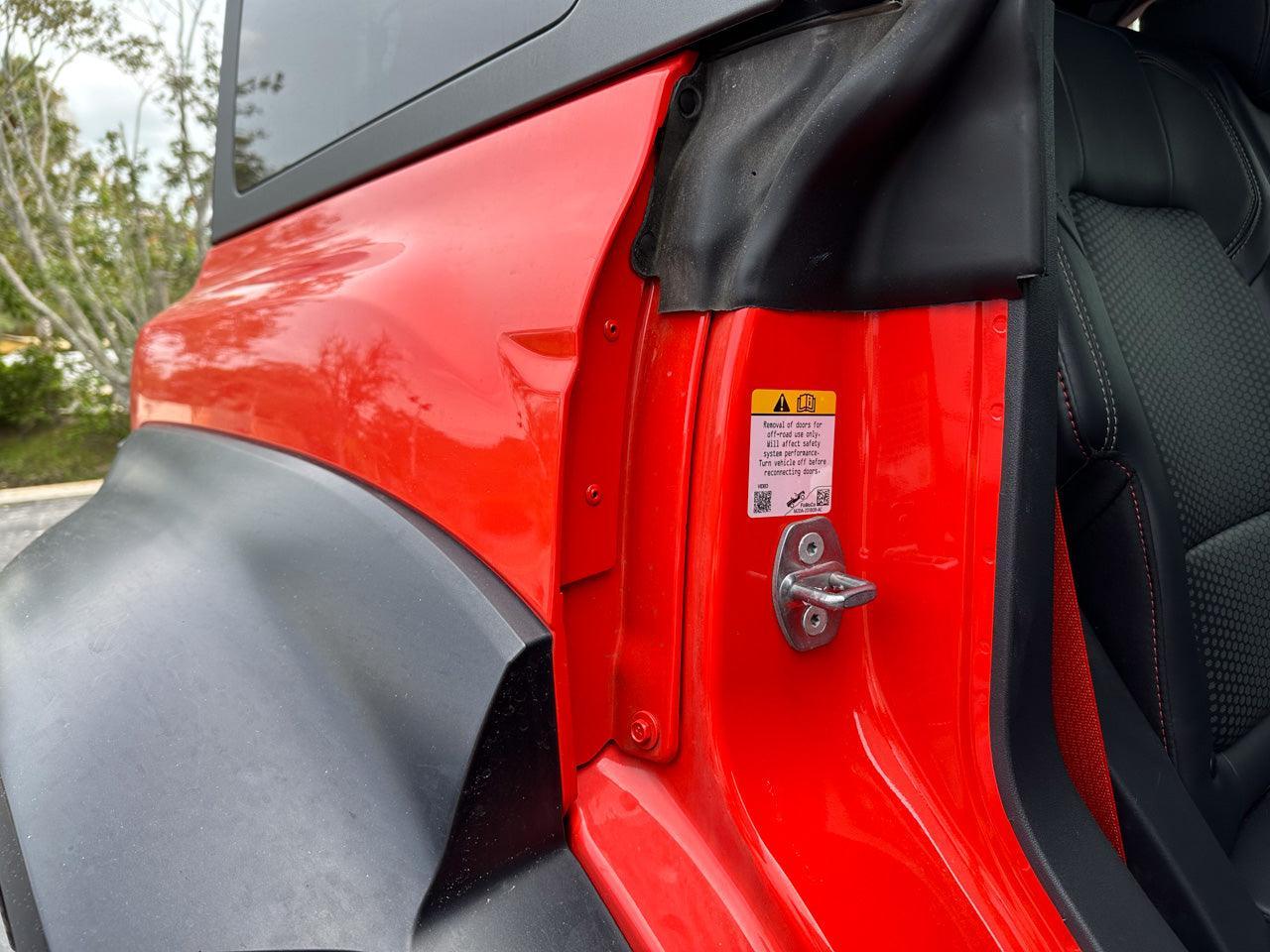 Door Jamb Sticker Cover Up Kit (Printed Series) - 2021-2023 Bronco - 21BRONCVRPT-AMB-21BRONCVRPT-A51-21BRONCVRPT-AZS-21BRONCVRPT-CG-21BRONCVRPT-CBN-  DRIVEN - 6