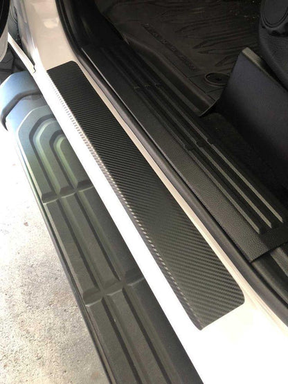 Door Sill Protectors - 2019+ Ford Ranger SuperCrew - 19RANGERDS-3DCF-19RANGERDS-CL-19RANGERDS-MB-19RANGERDS-GB-19RANGERDS-RD-  DRIVEN - 1