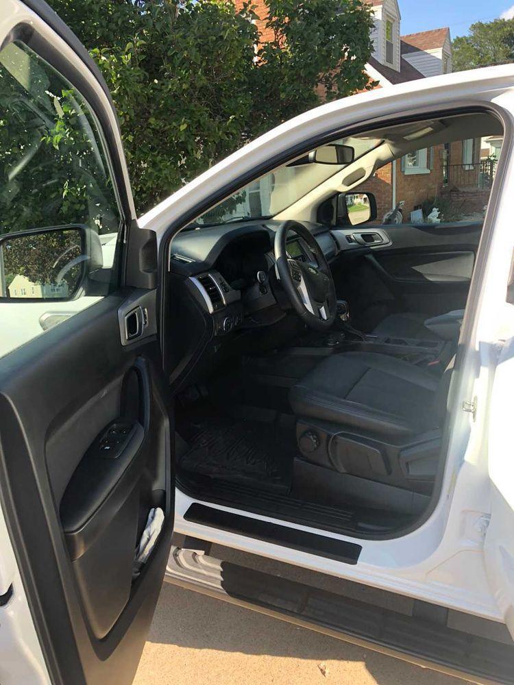 Door Sill Protectors - 2019+ Ford Ranger SuperCrew - 19RANGERDS-3DCF-19RANGERDS-CL-19RANGERDS-MB-19RANGERDS-GB-19RANGERDS-RD-  DRIVEN - 4