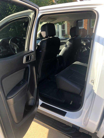 Door Sill Protectors - 2019+ Ford Ranger SuperCrew - 19RANGERDS-3DCF-19RANGERDS-CL-19RANGERDS-MB-19RANGERDS-GB-19RANGERDS-RD-  DRIVEN - 5