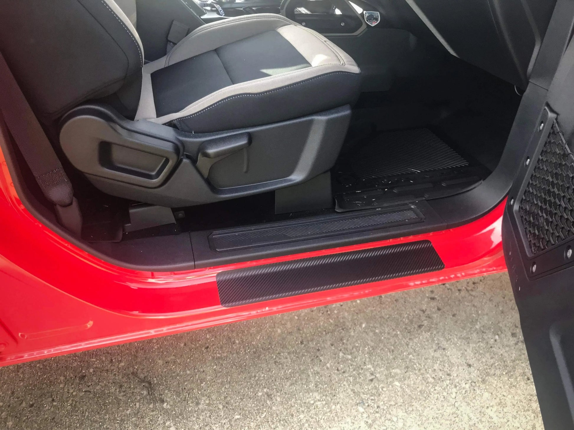 Door Sill Protectors - 2021+ Bronco 2 Door - 21BRONCODS2-RD-21BRONCODS2-BL-21BRONCODS2-WH-21BRONCODS2-OR-21BRONCODS2-YL-  DRIVEN - 4