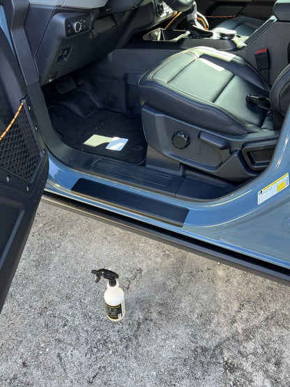 Door Sill Protectors - 2021+ Bronco 4 Door - 21BRONCODS-3DBCF-21BRONCODS-CLPPF-21BRONCODS-MB-21BRONCODS-GB-21BRONCODS-RD-  DRIVEN - 13