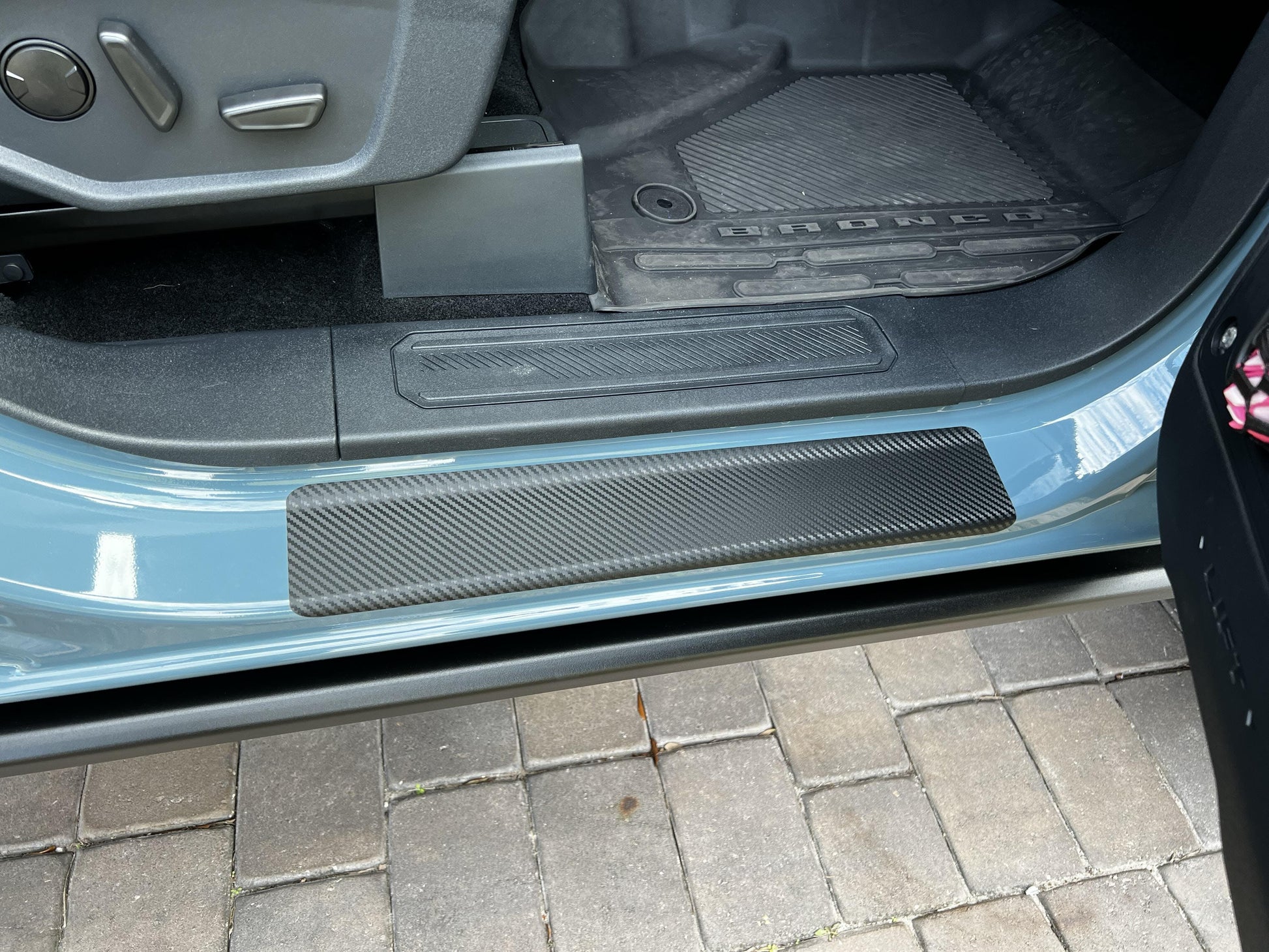 Door Sill Protectors - 2021+ Bronco 4 Door - 21BRONCODS-3DBCF-21BRONCODS-CLPPF-21BRONCODS-MB-21BRONCODS-GB-21BRONCODS-RD-  DRIVEN - 14