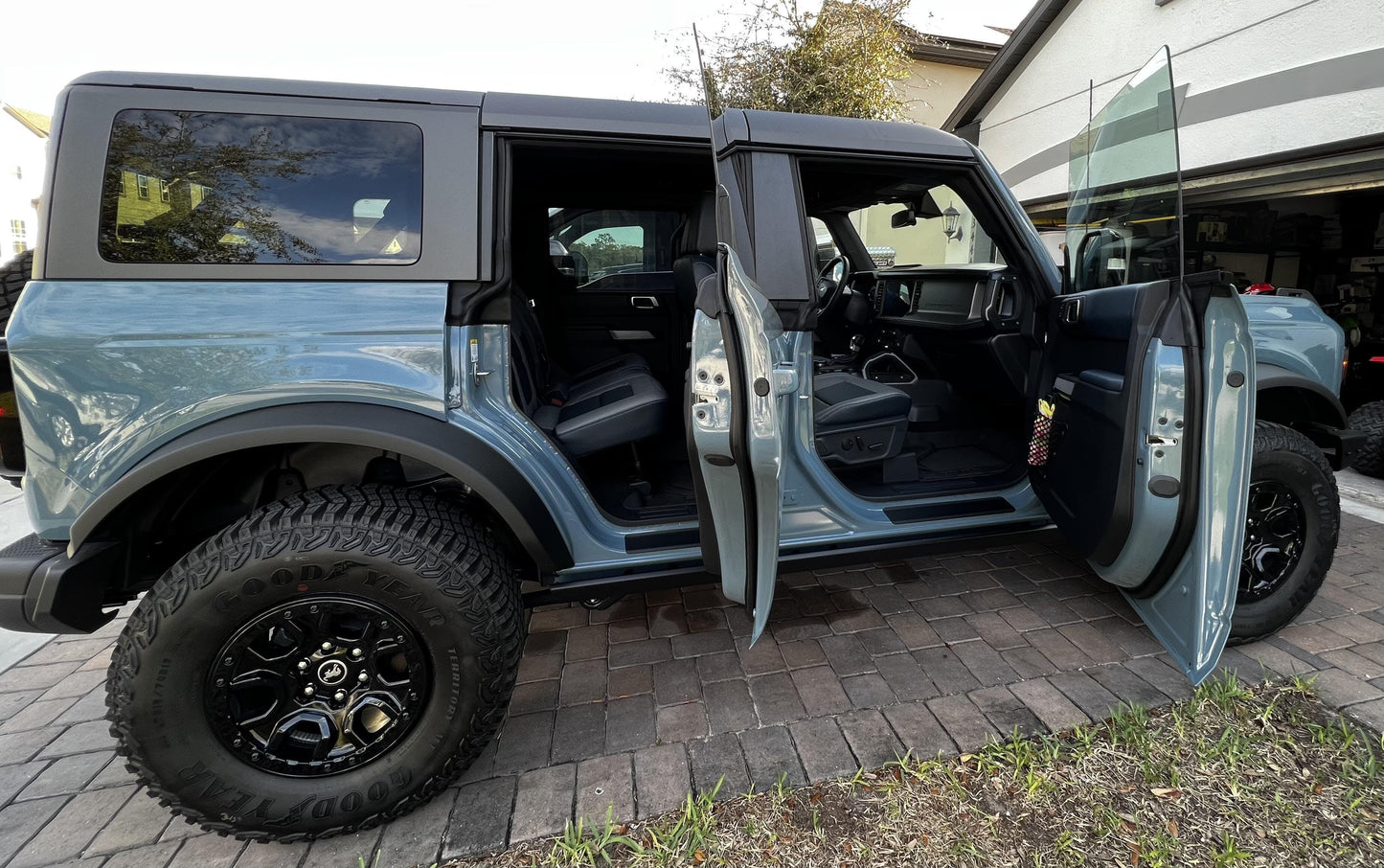 Door Sill Protectors - 2021+ Bronco 4 Door - 21BRONCODS-3DBCF-21BRONCODS-CLPPF-21BRONCODS-MB-21BRONCODS-GB-21BRONCODS-RD-  DRIVEN - 5
