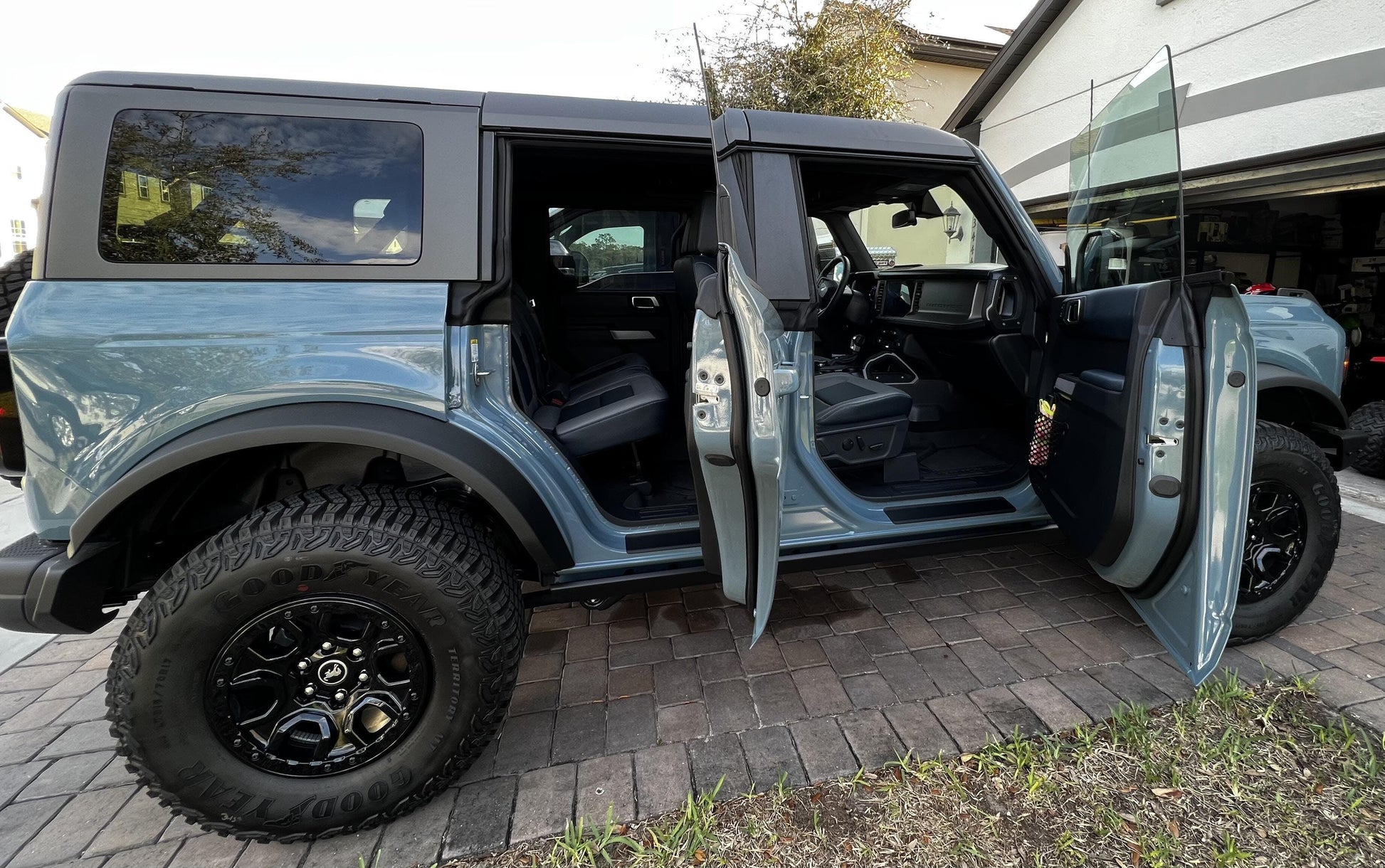 Door Sill Protectors - 2021+ Bronco 4 Door - 21BRONCODS-3DBCF-21BRONCODS-CLPPF-21BRONCODS-MB-21BRONCODS-GB-21BRONCODS-RD-  DRIVEN - 5