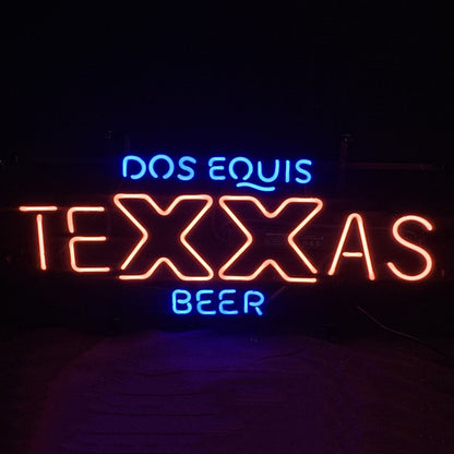 Dos Equis Texxas Beer Neon Signs Light - MEXC063-  DRIVEN - 2