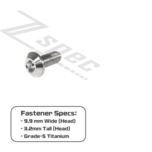 ZSPEC M5-0.8x12mm Dress Up Bolt® Fastener, Angled Head, Titanium Grade-5, Per Each - ZSD-562976-ZSD-562983-ZSD-562990-ZSD-563003-ZSD-563010-  DRIVEN - 2