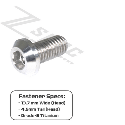ZSPEC M8-1.25x16mm Dress Up Bolts® Fastener, Angled Head, Titanium Grade-5, Per Each - ZSD-562556-ZSD-562563-ZSD-562570-ZSD-562587-ZSD-562594-  DRIVEN - 2