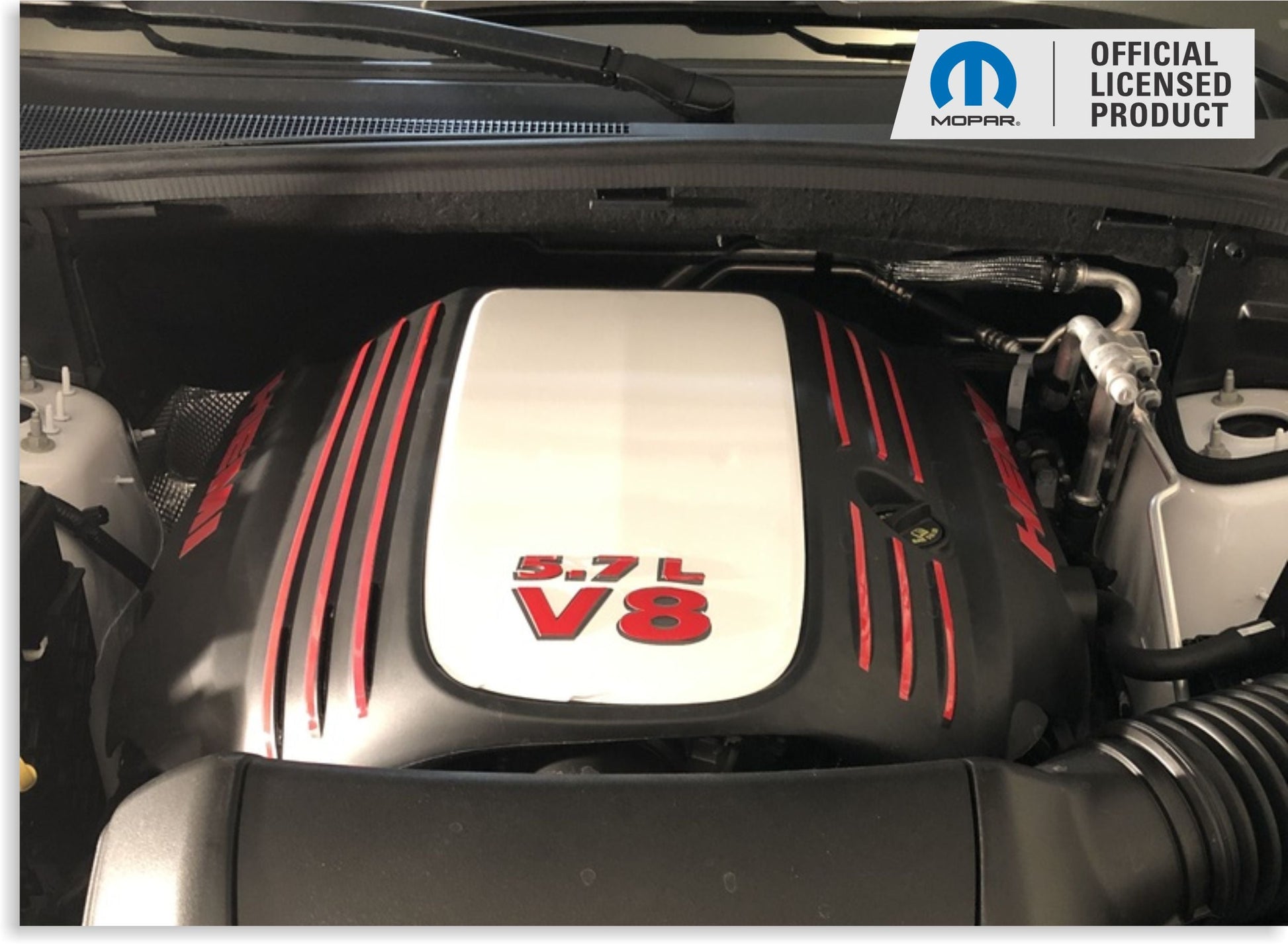 5.7L V8 Engine Cover Letter Overlays - 11-24 Durango R/T - Durango:EC-57LV8-01-Durango:EC-57LV8-02-Durango:EC-57LV8-03-Durango:EC-57LV8-04-Durango:EC-57LV8-05-  DRIVEN - 1
