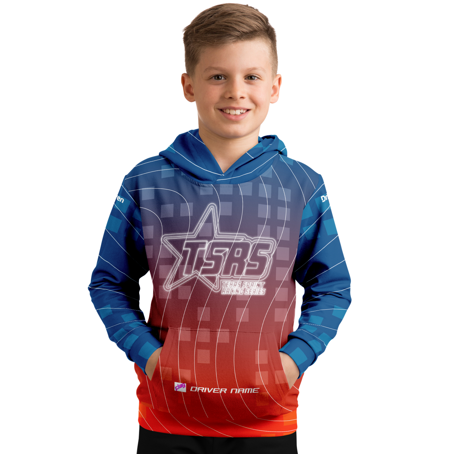 DRIVEN | TSRS '24 | Hoodie - Child - Red/Blue