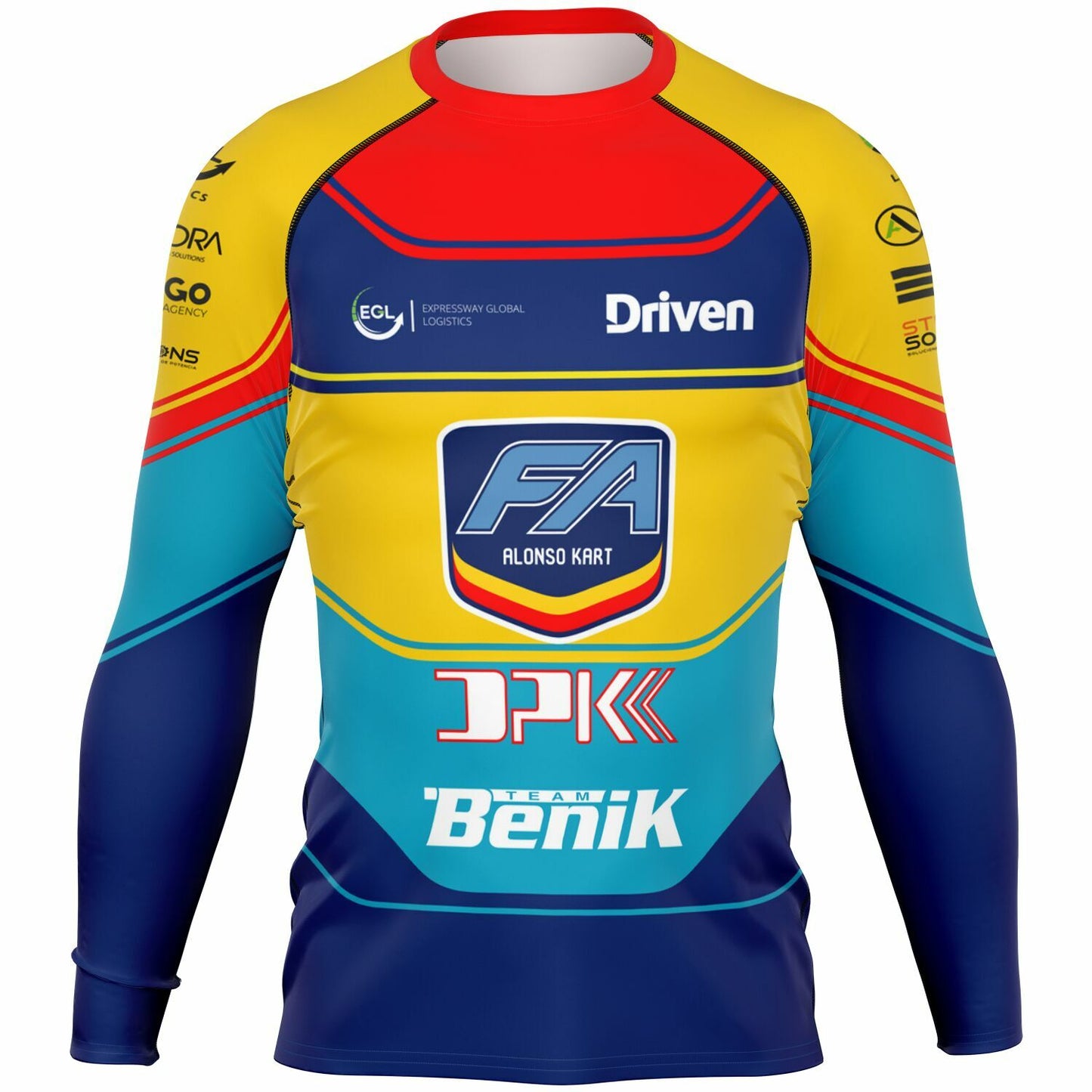 DPK Racing-Tricolor-Underwear TOP-Long Sleeve