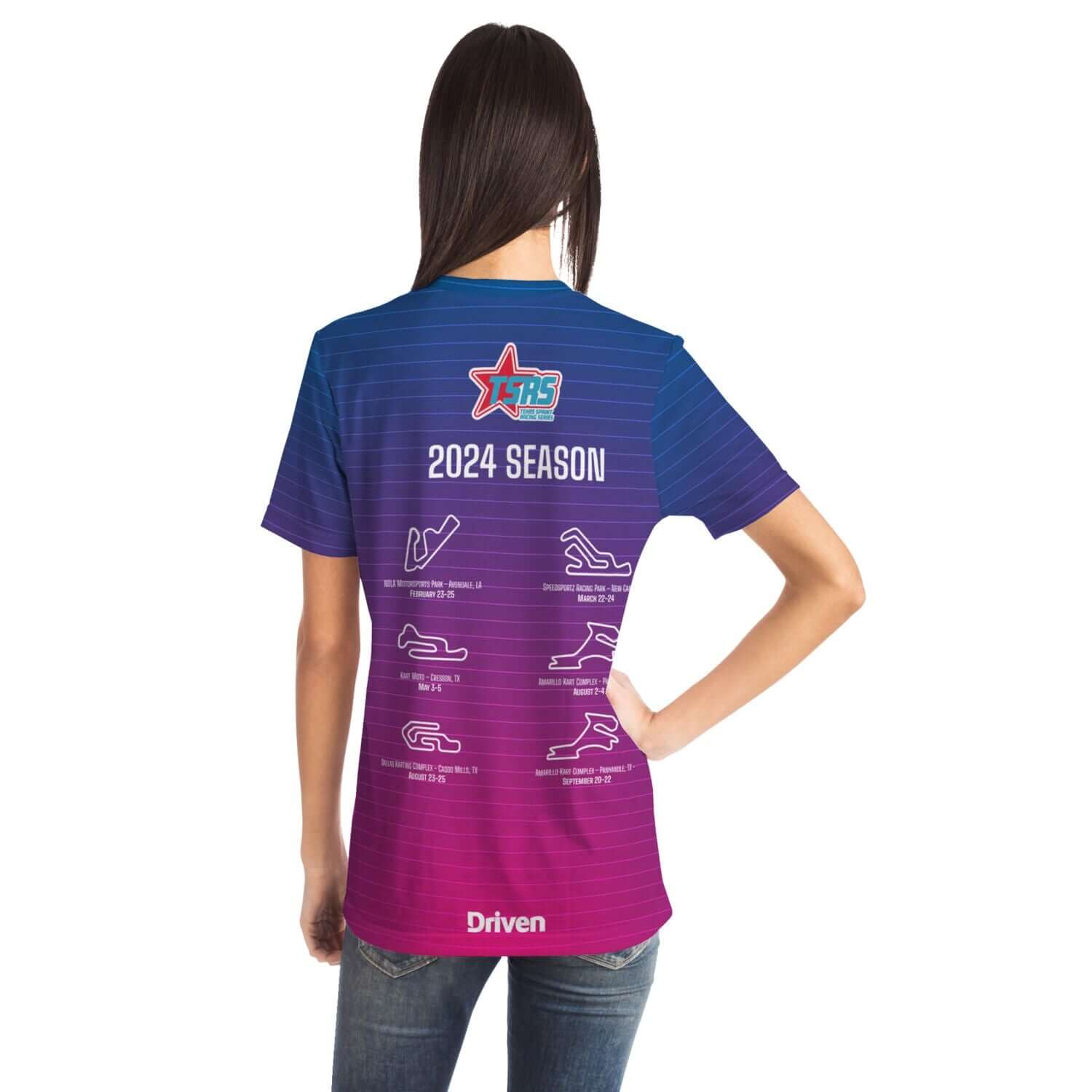 DRIVEN | TSRS '24 | T-Shirt - Adult - Unisex - Pink/Blue - | DRIVEN | - SBT-556879-XS-SBT-556879-S-SBT-556879-M-SBT-556879-L-SBT-556879-XL-SBT-556879-2XL-SBT-556879-3XL-SBT-556879-4XL