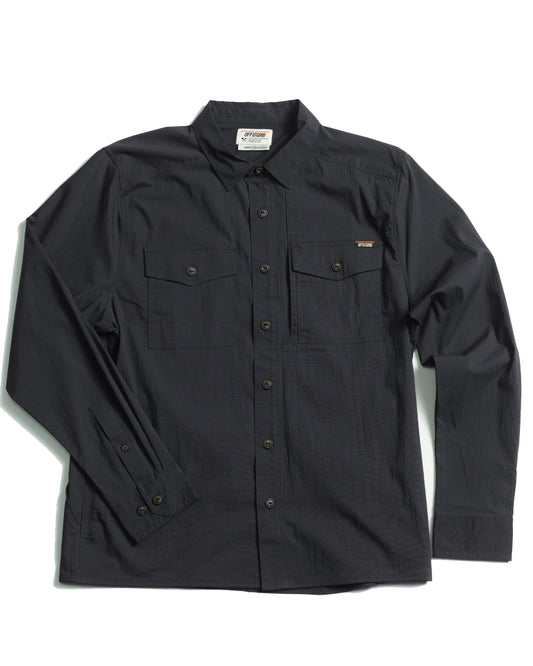 Echo Bravo LS Shirt - Vintage Black - OMWL225012VB01-OMWL225012VB02-OMWL225012VB03-OMWL225012VB04-OMWL225012VB05-  DRIVEN - 1