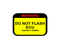 Warning Sticker Do Not Flash (OBD Port) - Universal
