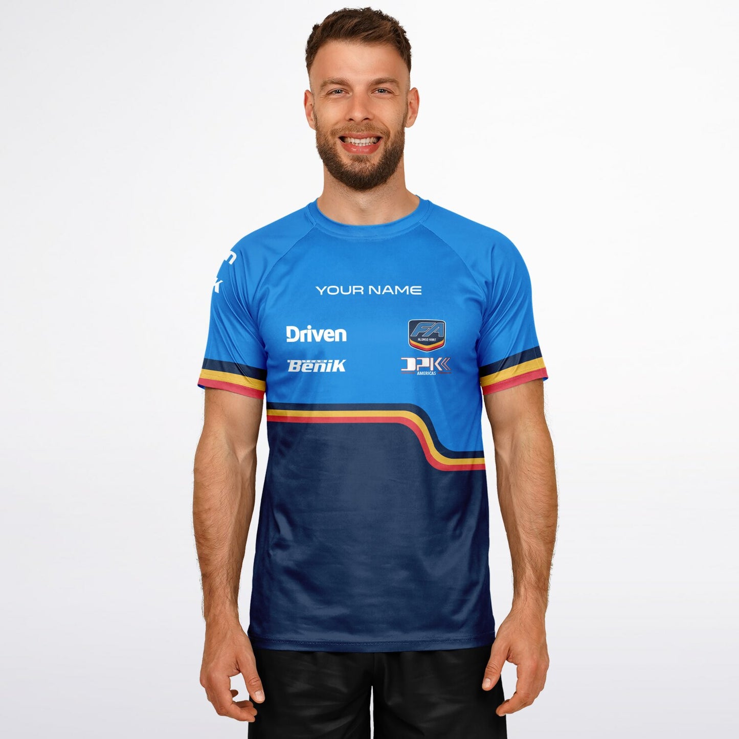 DPK Racing-Blue-Underwear Top-Short Sleeve