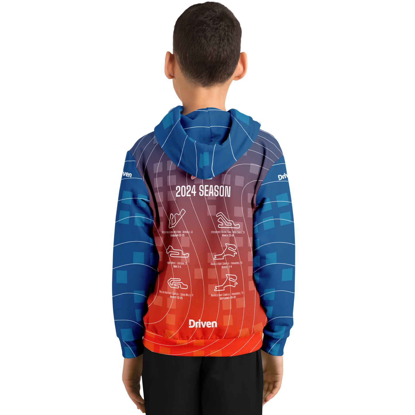 DRIVEN | TSRS '24 | Hoodie - Child - Red/Blue