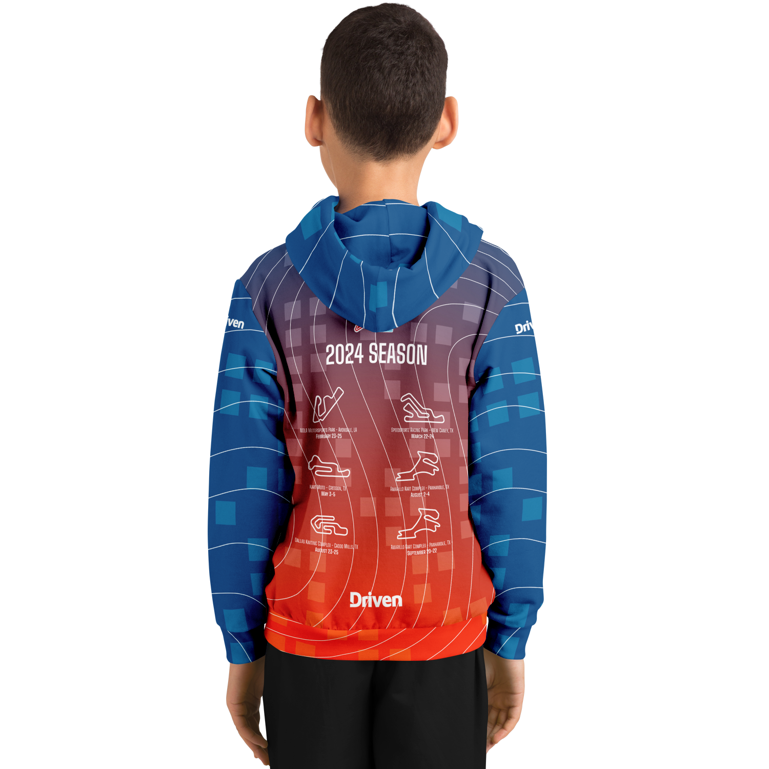 DRIVEN | TSRS '24 | Hoodie - Child - Red/Blue - | DRIVEN | - SBKHDA-556869-XXS-SBKHDA-556869-XS-SBKHDA-556869-S-SBKHDA-556869-M-SBKHDA-556869-L-SBKHDA-556869-XL