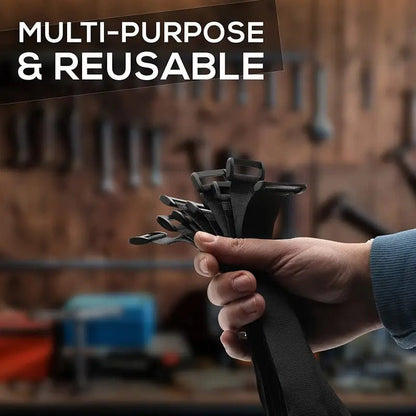 Elastic Nylon Velcro Cable Strap with Buckle for EV Hover - EVH-XL-BLK-STRAP-EVH-STD-STRAP-EVH-L-WHT-STRAP-EVH-L-BLK-STRAP-  DRIVEN - 5