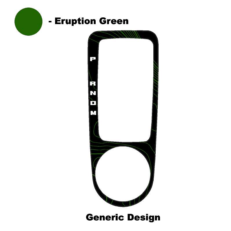Topo Automatic Shifter Overlay (Printed Series) - 2021+ Bronco Automatic - 21BRNATTRIM-TPAMBL-21BRNATTRIM-TPA51L-21BRNATTRIM-TPAZL-21BRNATTRIM-TPCGL-21BRNATTRIM-TPCBNL-  DRIVEN - 15