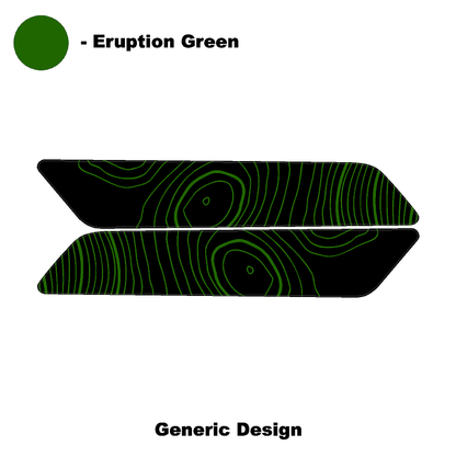 Topo Interior Front Door Grab Handle Overlay Kit (Printed + Laser Series) - 2021+ Bronco - 21BRNGRABFRDR-TPAMBL-21BRNGRABFRDR-TPA51L-21BRNGRABFRDR-TPAZL-21BRNGRABFRDR-TPCGL-21BRNGRABFRDR-TPCBNL-  DRIVEN - 19